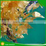 Deluxe Natural Artificial Golden Ficus Tree in Pot thumbnail-2