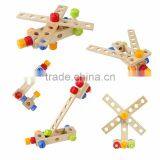 Creative DIY Wooden Tool Table Assembly Toy Disassembling Screw Toys thumbnail-3