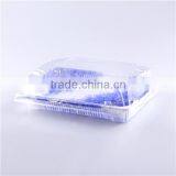 Blue Square Compartment Plastic Food Serving Trays Trays Disposable for Restaurants thumbnail-3