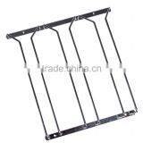 High Quality Chrome Under Stemware Wall Wine Glass Rack thumbnail-2