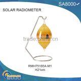 Hanging Amber Crookes Radiometer With Metal Stand RMH75165A-M1 thumbnail-1