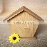 Indoor Bird Houses Paulownia Small Wooden Bird Houses Handmade Christmas Bird Houses Wood Bird House With Door thumbnail-3