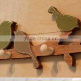 CY080 Wooden Decorative Bird Wall Hook Wood Hook Wooden Decorative Bird thumbnail-5
