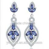 Wholesale Stock Small Order Fashion Women Alice Garden Long Zircon Earrings thumbnail-2