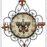 New Design Integration Antique Metal Wall Clock