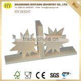 FSC Unfinished Wooden Custom Design Bookend thumbnail-5