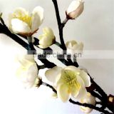 SJ20170020 plastic plum flower branch fake plum flower branch decoration