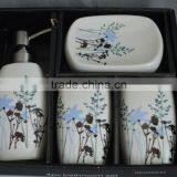 Ceramic Elegant Bathroom Accessories Bath Set thumbnail-4