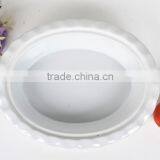 11.5" Oval Ceramic Baking Sheet With Lid thumbnail-2