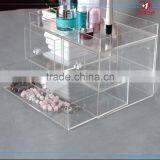 Wholesale Custom Handmade Clear Acrylic Cosmetic Organizer thumbnail-3