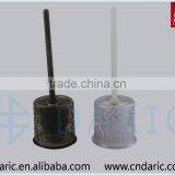 Bathroom Plastic Toilet Brush With Holder thumbnail-1