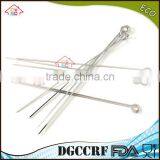 NBRSC Barbecue Skewers, 17-inch Stainless Steel BBQ Stick Grilling Kabob Skewers (Pack of 10), Reusable thumbnail-5