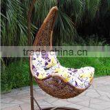 Garden Outdoor Furniture Rattan Hanging Hammock Wicker Swing Chair thumbnail-6