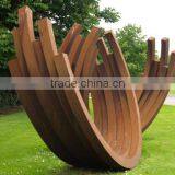 Outdoor Garden Decoration Stainless Steel Garden Corten Steel Sculpture thumbnail-1