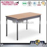 White Color Cheap Modern Wood Library Reading Desk thumbnail-3