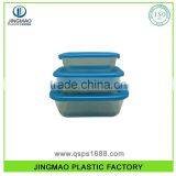 3PC Hard Plastic Food Serving Container Set