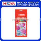 7" Length Hexagonal Color Pencil in Plastic 12pcs in Color Box thumbnail-1