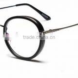 New 2016 Metal Leg Frames Fashionable Retro Glass Frame Flat Lens Can Match Myopia Glasses thumbnail-3