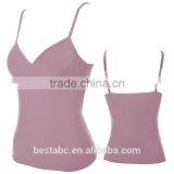 Women Polyester Spandex Fitness Sports Yoga Vest thumbnail-6