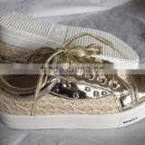 VC Injection Girls Shoes With Golden PU thumbnail-1
