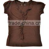 Ladies Basic Fancy t Shirt thumbnail-1