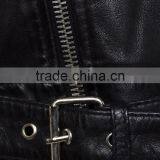 Cropped Leather Jacket for Women's thumbnail-4
