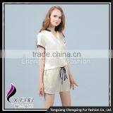 CXLTK01 Wholesale Fashion Ladies Clothes Jumpsuits Soft Silk Pajamas Sleepwear thumbnail-4