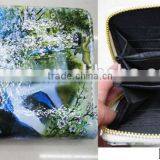 Fashion Nice Stylish Women Zipper Round Print Angel Leather pu Wallet thumbnail-1