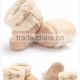 Wholesale Price New Born Super Soft Sheepskin Children's and Baby Booties thumbnail-4