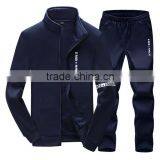 High Quality Mens Gym Fitness Fleece Jogging Suits Jogging Sports Custom Tracksuit thumbnail-3