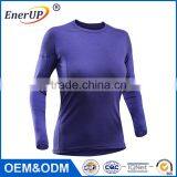 Antibacterial Comfortable Long Sleeve Running Sports Wear Apparel Woman T Shirts Gym Wear thumbnail-3