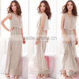High Quality Long Elegant Chiffon Dress Seaside Beach Long Maxi Dress thumbnail-5