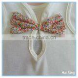 Children Girls OEM Cute Vest, Girls Fashion Summer Hot Vests Tops, Knitted Fabric Underwear Set thumbnail-4