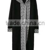 Runwaylover EY1054C New Fashion 2017 Ladies Long Style Embroidery Cardigan Coats thumbnail-5