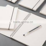 A5/B5 Matte Transparent PP Cover Notebook Customizable Wire-o Notebook With Band Offce Simple Notebook thumbnail-3