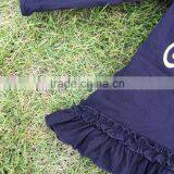 Black 2-7t FALL/Winter Kids OUTFITS Crown Gold Dress Girls Hot Sell Cute Clothes Kids With Matching Headband thumbnail-4