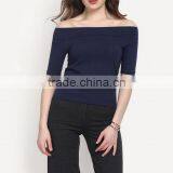 Off the Shoulder t Shirt Impression en Chine Price China thumbnail-4