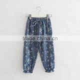 Wholesale Summer Loose Style Floral Girl Leggings High Quality Kids Legging Pants thumbnail-6