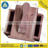Cedar Wood Material Wooden Shoe Polish Kit Box With Good Scent thumbnail-2