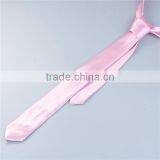 High Quality Polyester Necktie Deep Pink Ties Men Necktie thumbnail-1