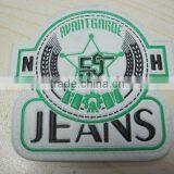 Hot Stamp Logo Leather Labels for Jeans Leather Label Patch, Leather Jacket Label thumbnail-1