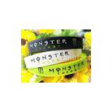 Monster silicone bracelet wristband 4 color Sports Silicone Bracelets