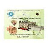 Auto Carton Packing Chain Feeding Flexo Printing Machine 7.2mm Thickness