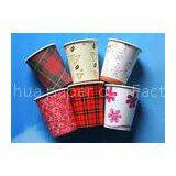 Coloured Single Wall Paper Cups Disposable Ice Cream Containers 6.25oz / 6.5oz / 7.5oz