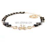 2015 New Design Women Metal Butterfly Diamond Decoration Skirt Waist Chain thumbnail-5