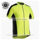 100% Polyester Custom Cycling Tshirts With Zip and Packet in Back thumbnail-1