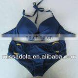 Sexy Dark Blue Two Pieces Swimwear /Bikini thumbnail-1
