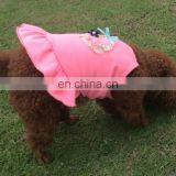 Cotton Dog Dress Strawberry Print Teddy Costume Summer Adorable Pet Clothes Cat Lady Skirt With Shoulder-straps thumbnail-4