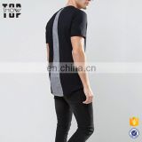 hot sale black t shirt printing design supima cotton t shirt