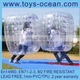 New finished clear bubble soccer/body bubble ball suit